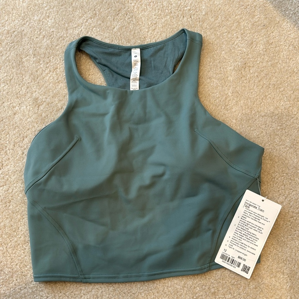 Lululemon: Invigorate train tank - size 12